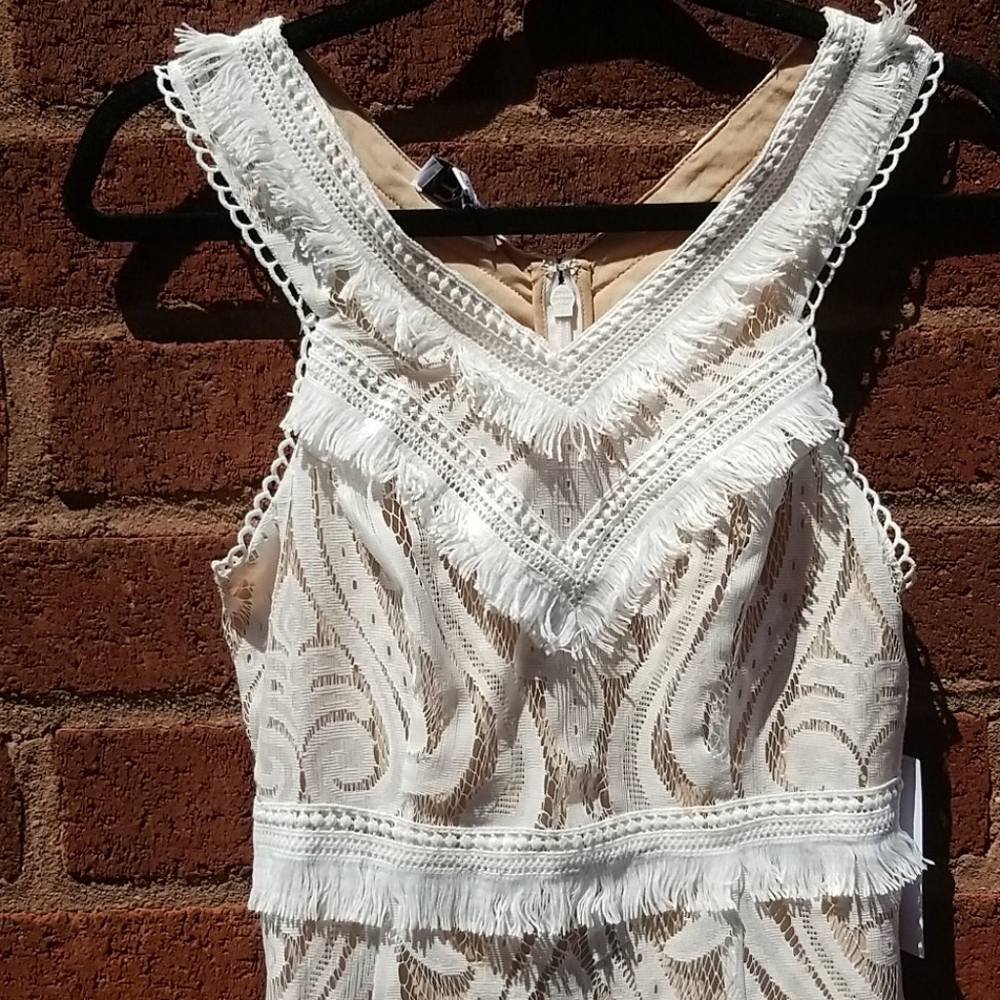 💥NWT Ryse Kinsley Paisley Lace Sleeveless Dress - Picture 2 of 4